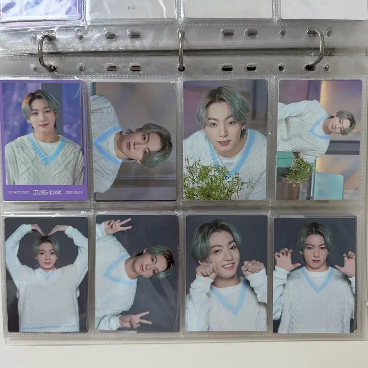[BUNJANG] BTS Jungkook Small Photocard Bundle (Including POB) / 방탄 정국 소우주 미니포카 9장 드볼(특전 포카 포함)