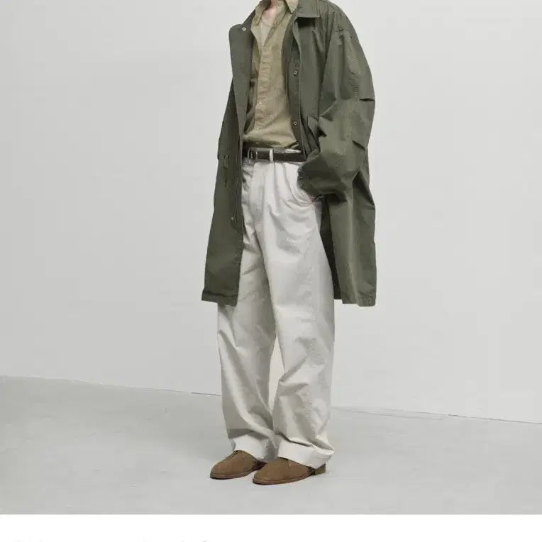 [BUNJANG] Brown Yak 26ss Washed Field Coat Olive / [4]브라운야드 26ss 워시드 필드코트 올리브 새제품