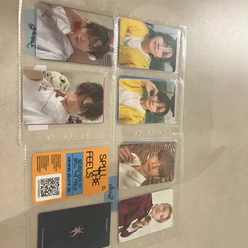 [BUNJANG] Seventeen S.Coups Jeonghan Joshua Photocard / 세븐틴 포토카드