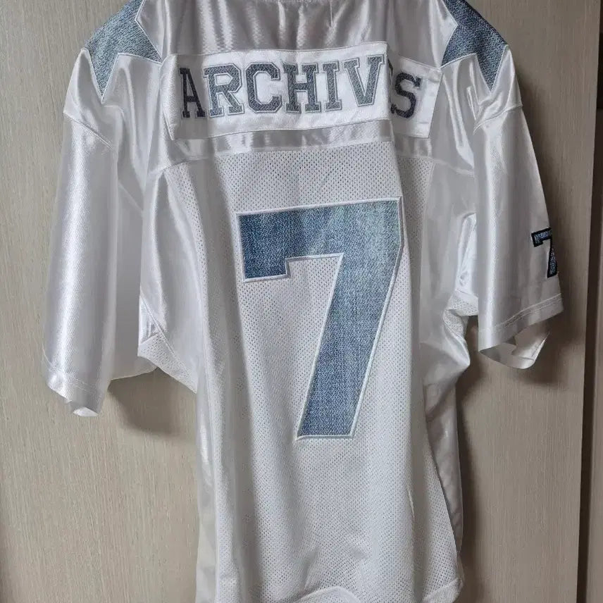 [BUNJANG] Archive Football Shirt Denim Short Sleeve / (새제품) 2000 아카이브 풋볼 셔츠 데님 반팔