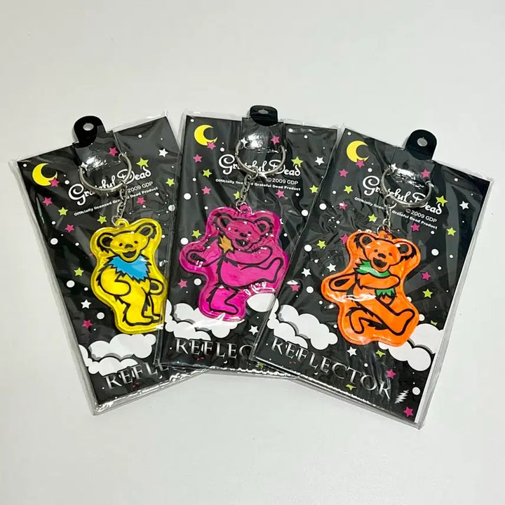 [BUNJANG] Grateful Dead Dancing Bear Reflector Keyring / 그레이트풀 데드 댄싱베어 리플렉터 키링