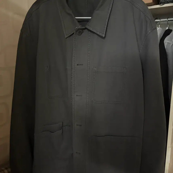[BUNJANG] 48 Wash French Work Jacket / [48] 포커페이스 워시드 프렌치 워크 자켓