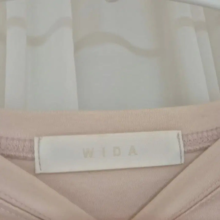 [SOLD OUT] 위다WIDA 반팔 티셔츠 핑크베이지