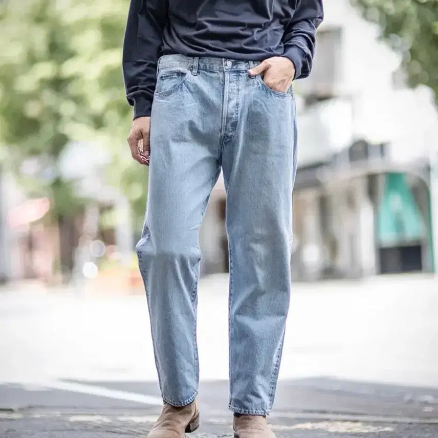 [BUNJANG] Apresse Washed Denim Pants 32 / 아프레쎄 워시드 데님 팬츠 32