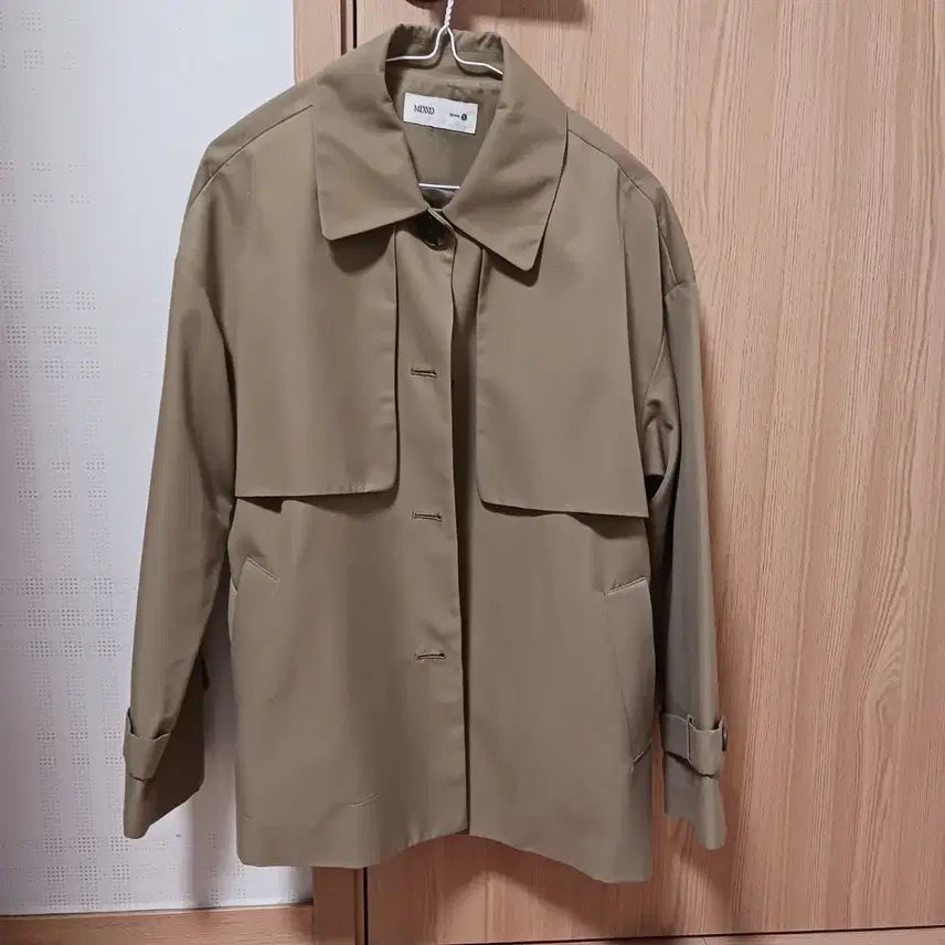 [BUNJANG] Mizzo Trench Coat Khaki S / 미쪼 트렌치 카키s