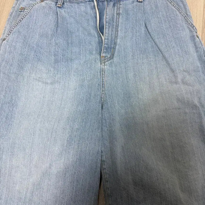 [BUNJANG] US Youth Wide Bermuda Pants Light Blue / L)유스 와이드 버뮤다 팬츠 라이트 블루
