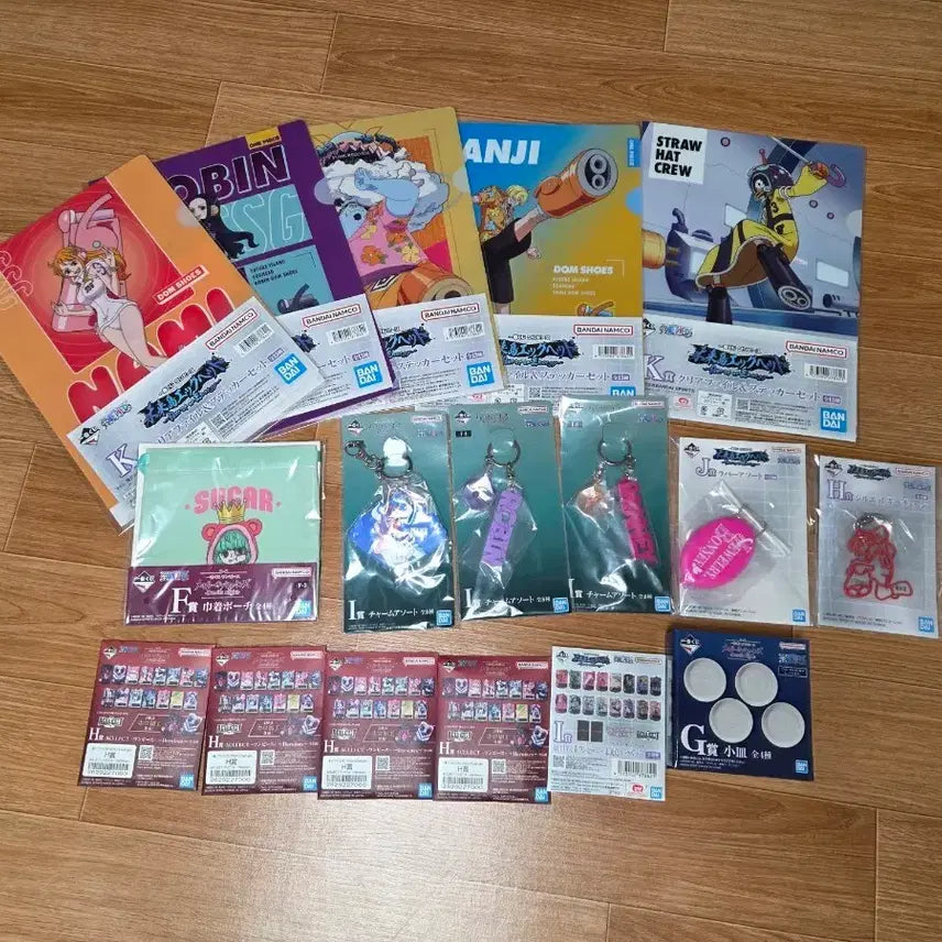 [BUNJANG] One Piece Ichiban Kuji Merchandise Bundle / 원피스 제일복권 하위상 굿즈 모음 (클리어파일/키링 등)