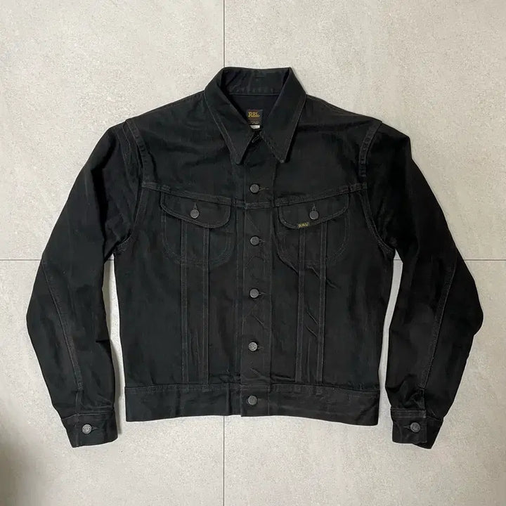 [BUNJANG] RRL Lot 271 Black Denim Jacket M / RRL Lot 271 블랙 데님 자켓 M