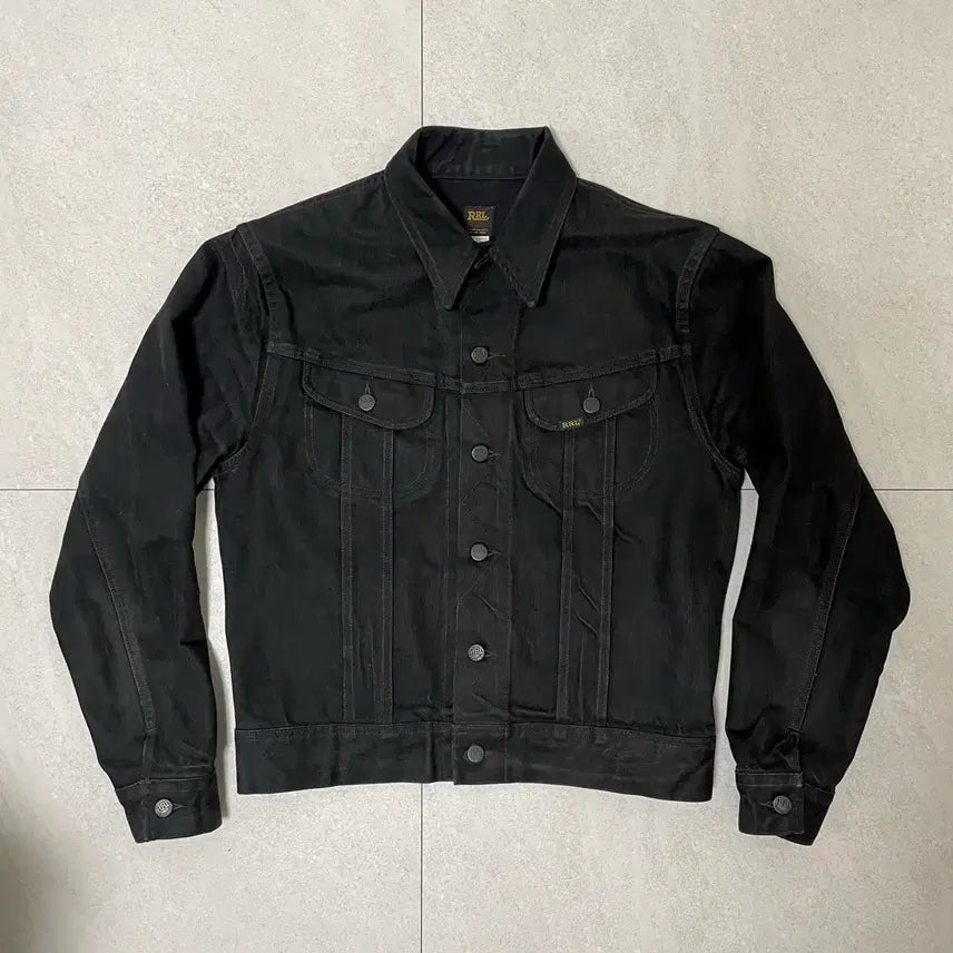 [BUNJANG] RRL Lot 271 Black Denim Jacket M / RRL Lot 271 블랙 데님 자켓 M