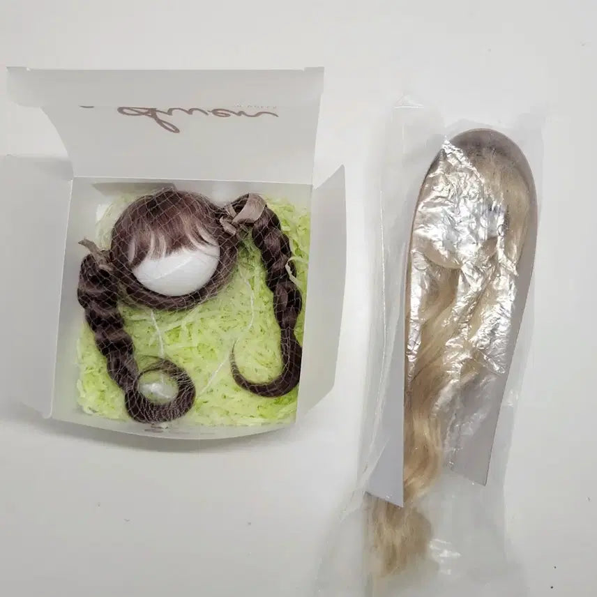 [BUNJANG] Awen 6-7 Inch Mohair Wig Bundle / 구관 아웬 가발 6-7인치 가발 bjd 구체관절인형 물품 옷 awen