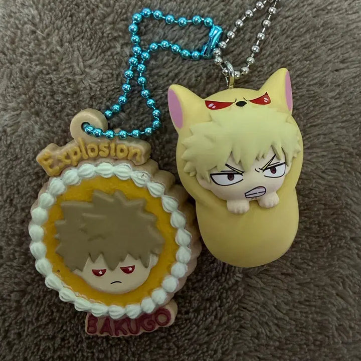 [BUNJANG] My Hero Academia Toga &amp; Cookie Charm Bundle Set / 나히아 포대기가챠&amp;쿠키참
