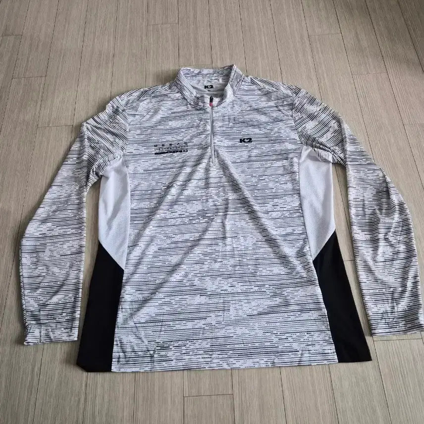 [BUNJANG] K2 Striped Functional Long-Sleeve T-Shirt Size 105 / K2 스트라이프 기능성 긴팔 티셔츠 105
