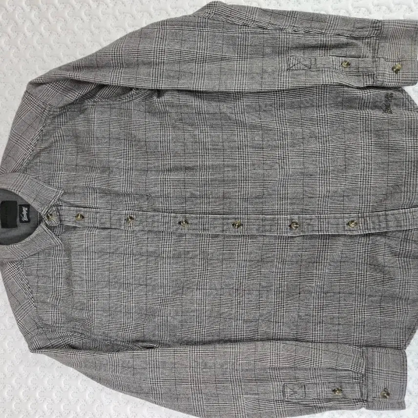 [BUNJANG] Maverick Check Suede Shirt / 메버릭 체크 스웨이드 셔츠