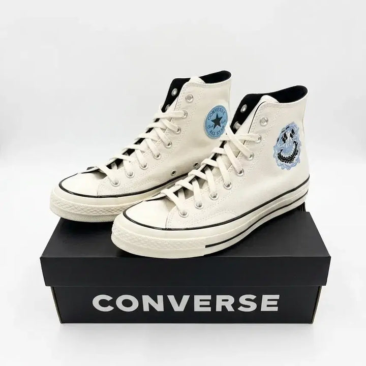 [BUNJANG] Converse Chuck 70 High Smiley Patch / 컨버스 척 70 하이 스마일리 패치