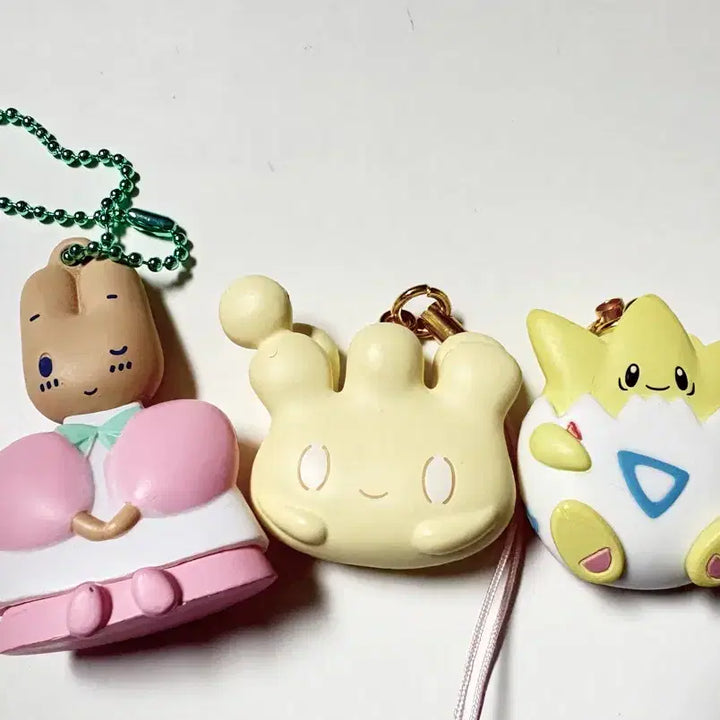 [BUNJANG] Pokemon Flat Mascot Keyring Bundle Set / 키링 가챠 피규어 포켓몬납작마스코트 토게피 마빌크 산리오 마론 크림 일괄