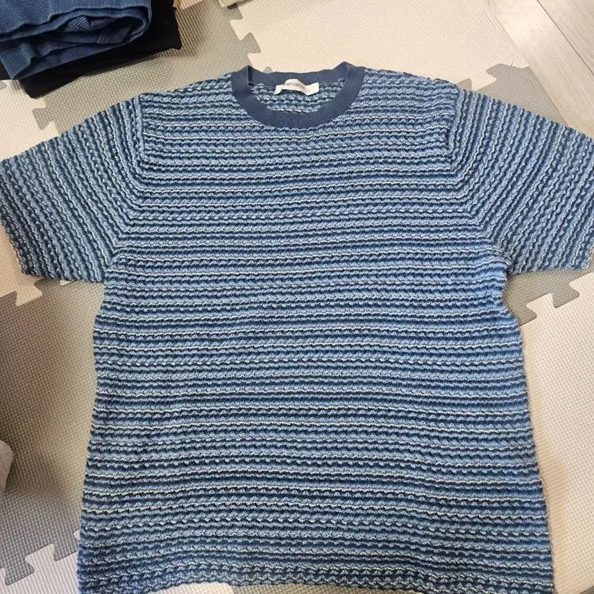 [BUNJANG] Intempo Mood Short-Sleeve Knit L / 인템포무드 반팔니트 L