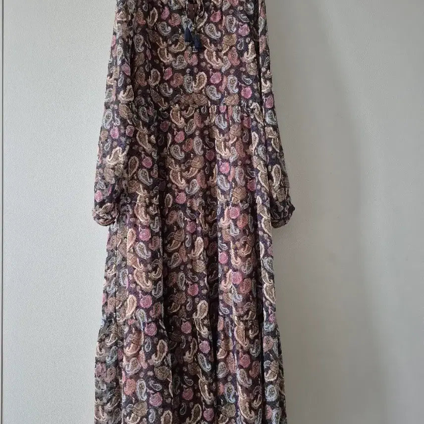 [BUNJANG] Thursday Island Paisley Pattern Long Dress / 써스데이아일랜드 원피스