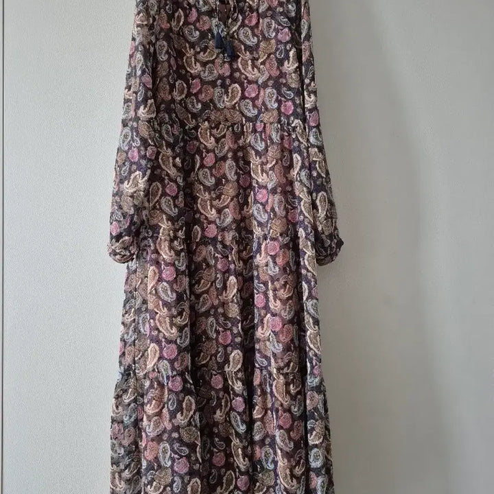 [BUNJANG] Thursday Island Paisley Pattern Long Dress / 써스데이아일랜드 원피스