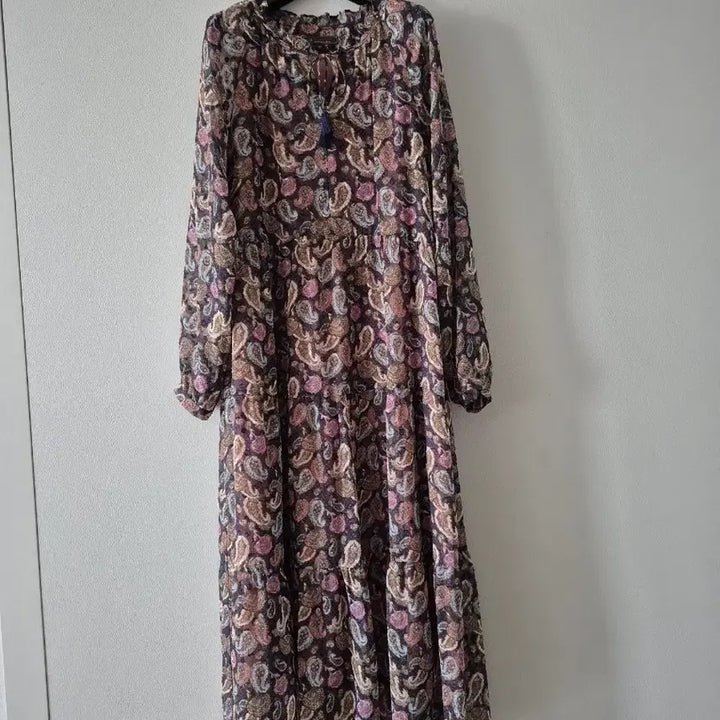 [BUNJANG] Thursday Island Paisley Pattern Long Dress / 써스데이아일랜드 원피스