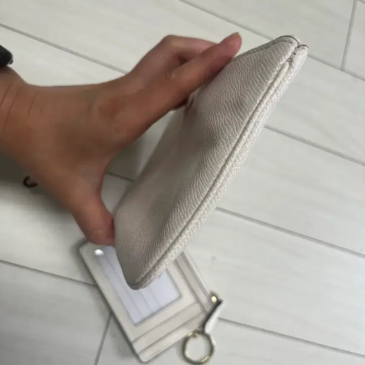 [BUNJANG] Coach Ivory Long Wallet &amp; Cardholder Set / 코치 아이보리 장지갑+카드지갑세트