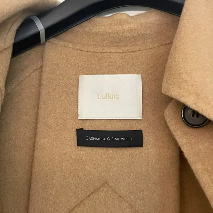 [BUNJANG] LULLU12 Cashmere Handmade Long Coat Camel / LULLU12 캐시미어 핸드메이드 롱코트 카멜