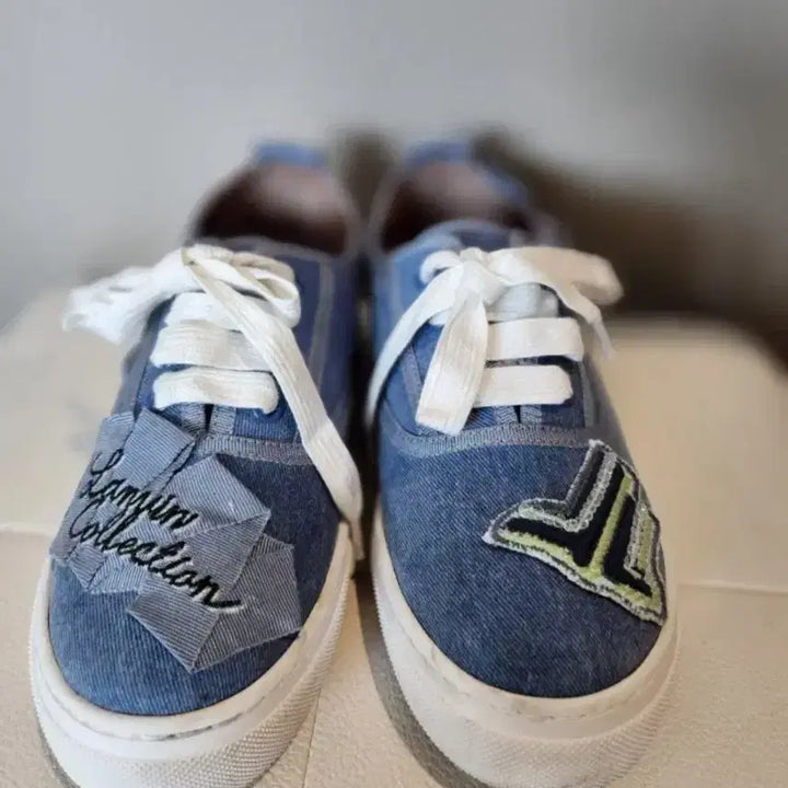 [BUNJANG] Lanvin Collection Denim Sneakers / 랑방스니커즈
