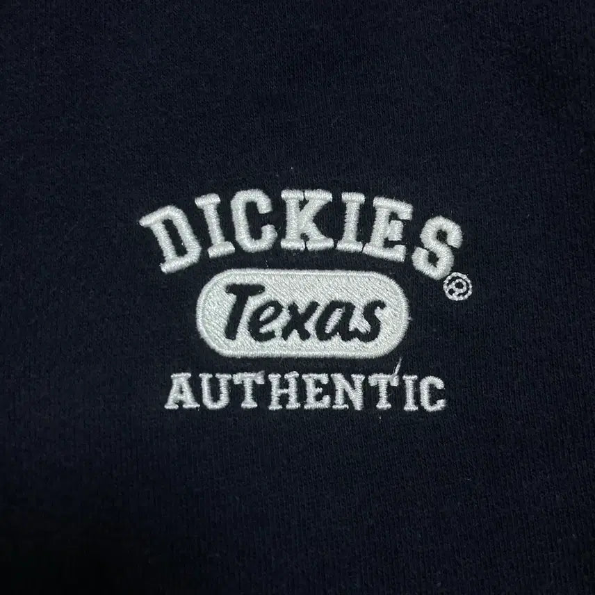 [BUNJANG] Dickies Y2K Small Logo Navy Hooded Zip-Up / 디키즈 y2k 스몰 로고 네이비 후드 집업