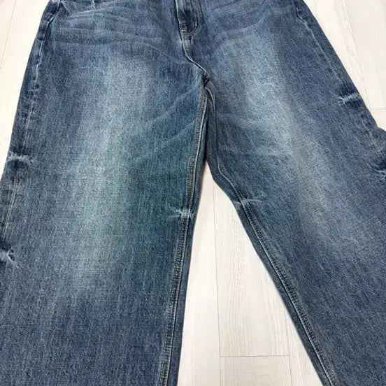 [BUNJANG] Retail Domingo Washed Denim Pants (Medium Blue) - M / 리테일 도밍고 워시드 데님팬츠 (중청)m