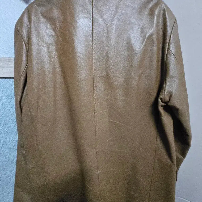 [BUNJANG] Intercrew Brown Leather Jacket XL / intercrew 인터크루 브라운 가죽 자켓 XL