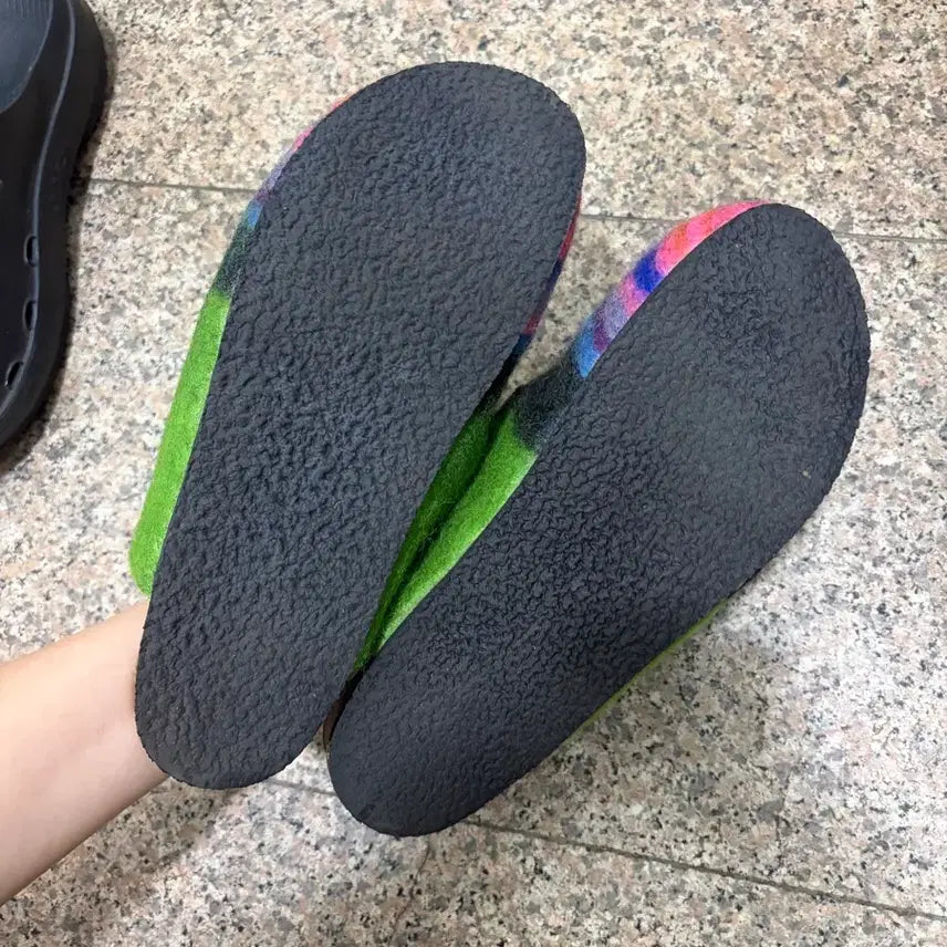 [BUNJANG] JW Anderson Felt Slippers Multicolor / JW앤더슨 펠트 슬리퍼 멀티컬러