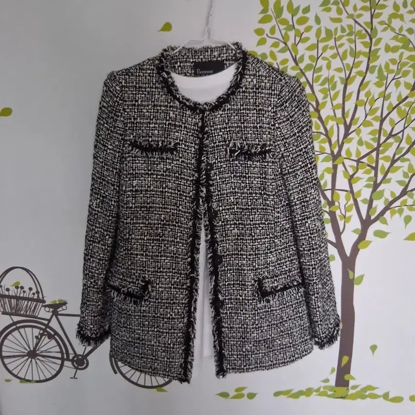 [BUNJANG] Kim Eun Sook Tweed Jacket / 55 새상품급BY KIM EUN SOOK 트위드 자켓
