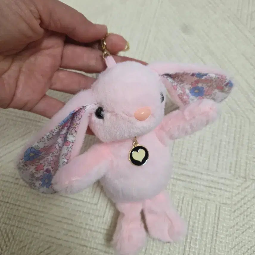 [BUNJANG] Scented Rabbit Plush Keychain - Set of 3 / 향기나는 토끼 인형키링 새상품 3종