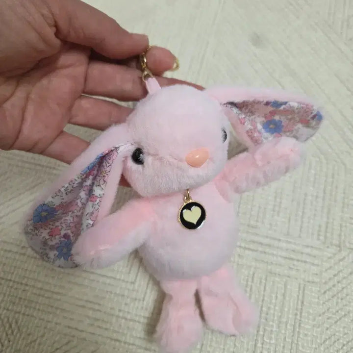 [BUNJANG] Scented Rabbit Plush Keychain - Set of 3 / 향기나는 토끼 인형키링 새상품 3종