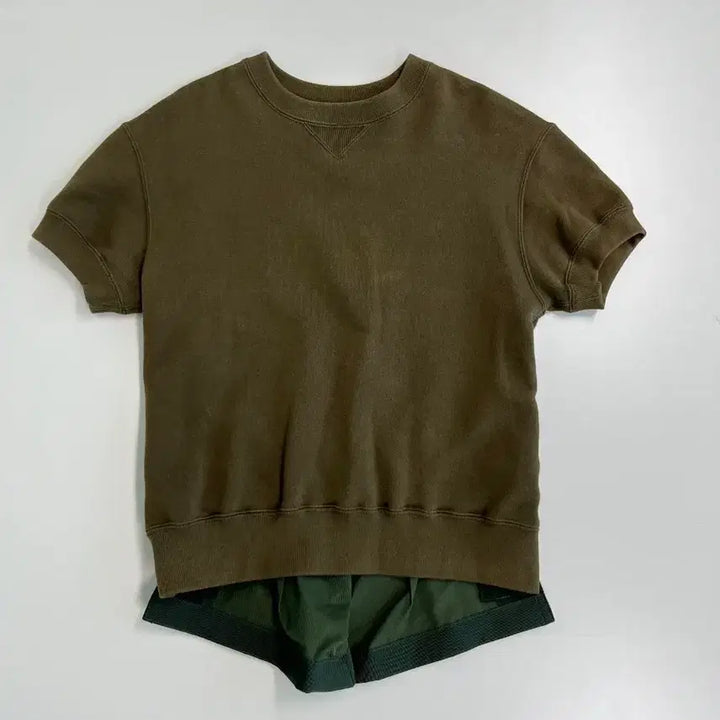 [BUNJANG] Sacai Button Hem Short Sleeve T-Shirt / [정품] 사카이 밑단 버튼 장식 반팔티