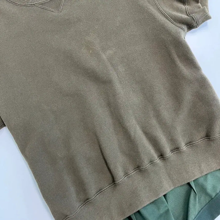 [BUNJANG] Sacai Button Hem Short Sleeve T-Shirt / [정품] 사카이 밑단 버튼 장식 반팔티