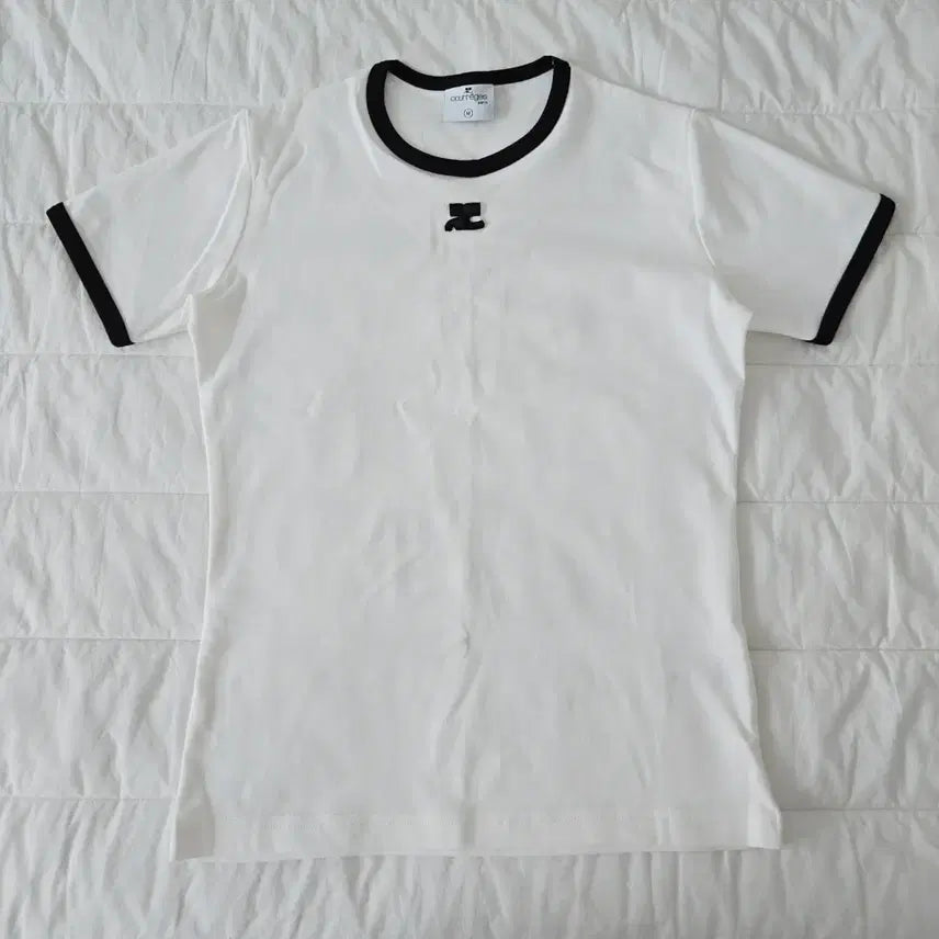 [BUNJANG] Courrèges Ring T-shirt / 꾸레쥬 링거티 m