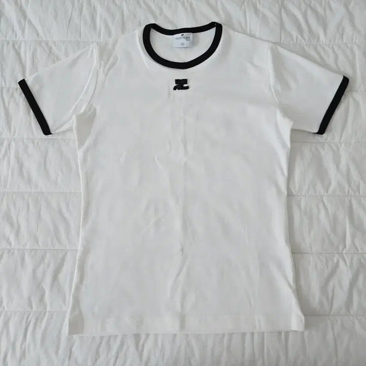 [BUNJANG] Courrèges Ring T-shirt / 꾸레쥬 링거티 m