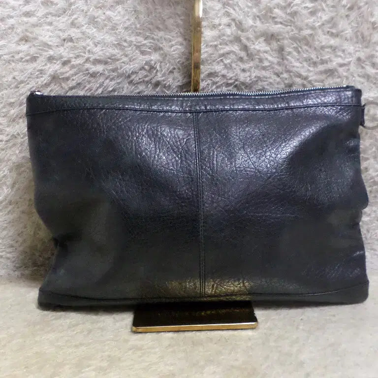 [BUNJANG] Balenciaga Motorbag Motorcycle Clutch Black Used Bag / 후루룩구제2 발렌시아가 모터백 모터클립 클러치 블랙 중고 가방