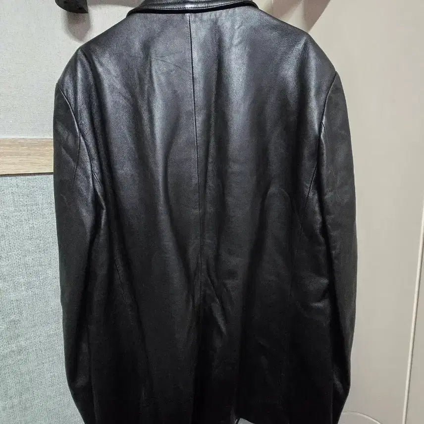 [BUNJANG] Dundas HOMME Black Leather Jacket / Dundas HOMME 검정 가죽 자켓