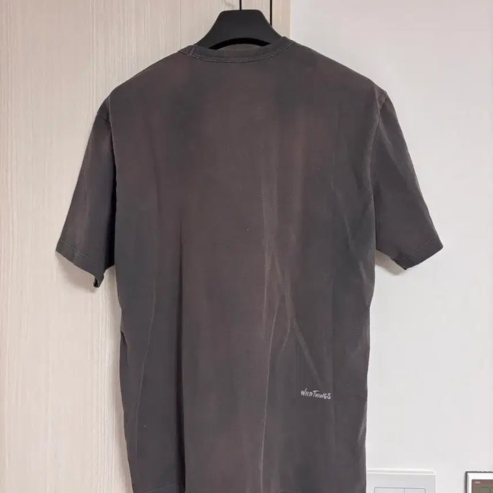 [BUNJANG] WildThings Vintage Washed T-Shirt Charcoal M / 새상품) M 와일드띵스 빈티지 워싱 반팔티 차콜