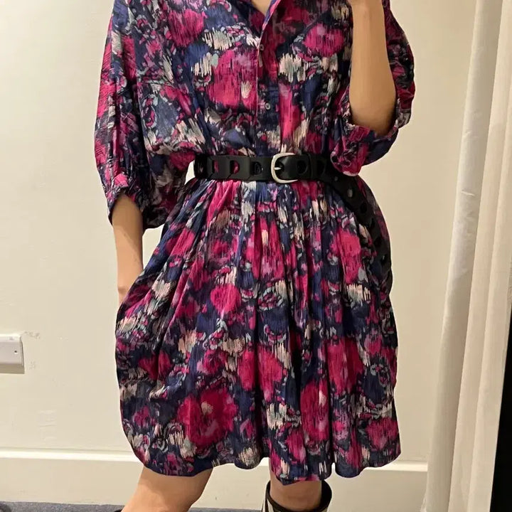 [BUNJANG] Isabel Marant Étoile MAZEA Mini Dress Faded Night / 이자벨마랑 에뚜왈 MAZEA 원피스 페이디드나잇