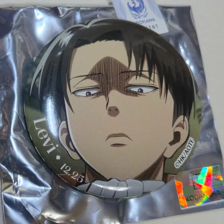 [BUNJANG] Attack on Titan Wit Studio Levi Birthday Can Badge / 진격의 거인 위트 팝업 리바이 생일 캔뱃지