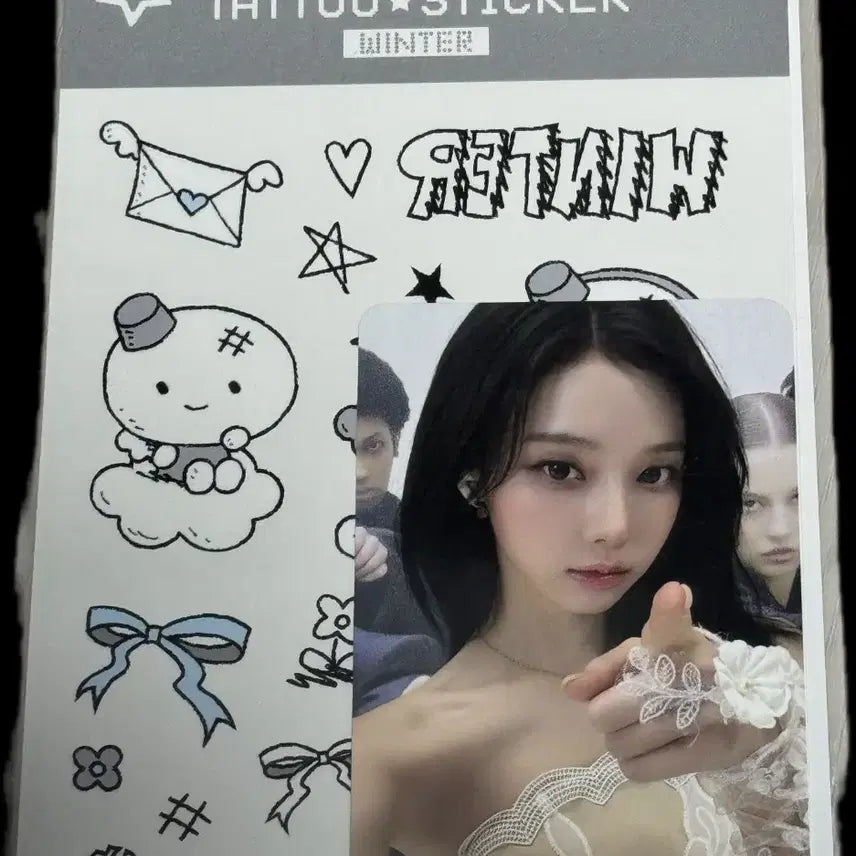 [BUNJANG] Winter Tattoo Sticker Set / 윈터 타투 스티커 미개봉