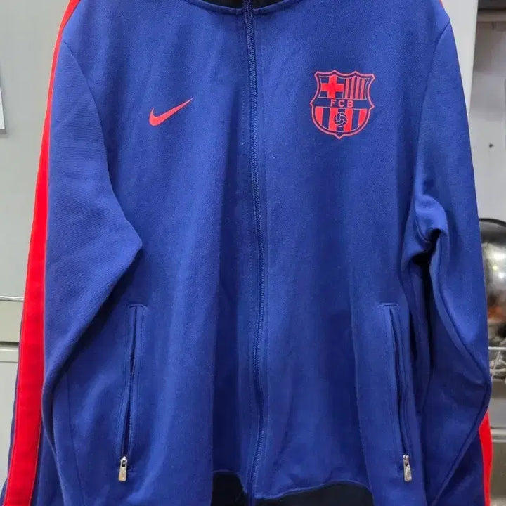 [BUNJANG] Nike FC Barcelona Track Jacket Blue / 나이키 FC 바르셀로나 트랙 자켓 블루