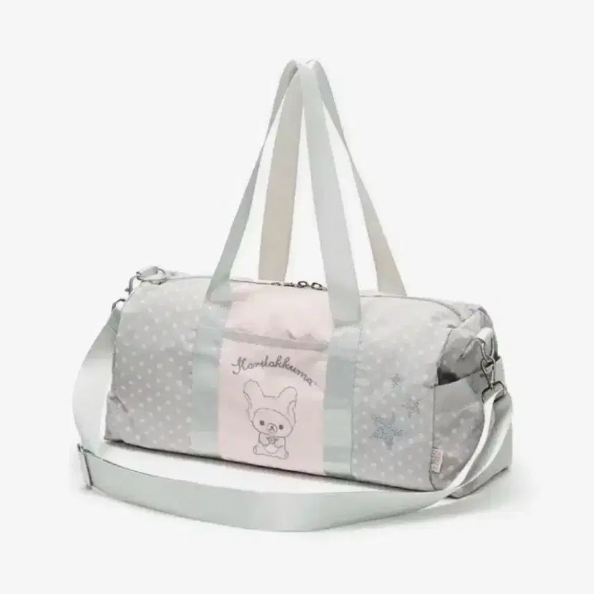 [BUNJANG] Hug Your Skin Rilakkuma Duffle Bag Pink / 허그유어스킨 코리락쿠마 더플백 가방 핑크