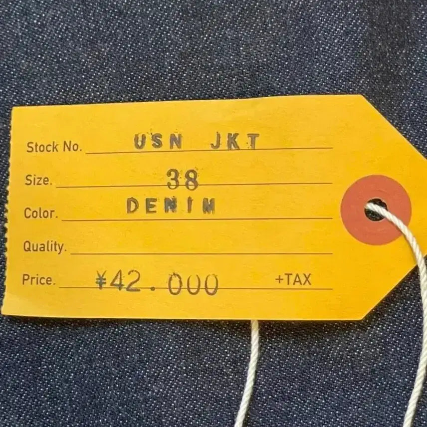 [SOLD OUT] (새제품) 엣라코 USN 데님자켓