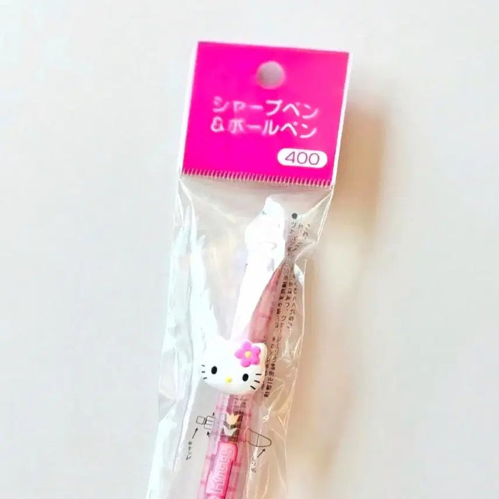 [BUNJANG] Sanrio 2-Way Pen Tulip Kitty Ballpoint Pen / 키티2way펜,튤립 키티 샤프 볼펜, 튤립 키티 볼펜, 카오하나 키티