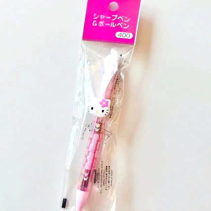 [BUNJANG] Sanrio 2-Way Pen Tulip Kitty Ballpoint Pen / 키티2way펜,튤립 키티 샤프 볼펜, 튤립 키티 볼펜, 카오하나 키티