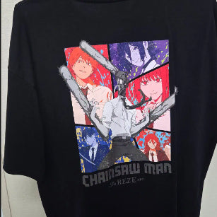 [BUNJANG] Chainsaw Man Hongdae Pop-Up T-Shirt / 체인소맨 홍대팝업 티셔츠