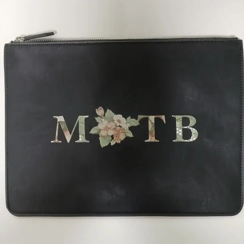 [BUNJANG] Man on the Moon Leather Clutch Bag / 맨온더분 가죽 클러치백